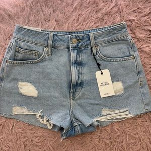 Light Denim Shorts